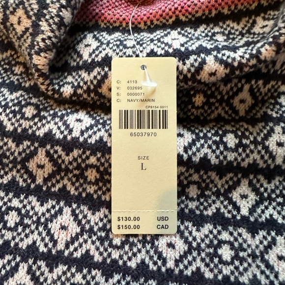 Anthropologie NWT Maeve Ski Slope Alpine Turtleneck Sweater Size Large - Picture 6 of 7